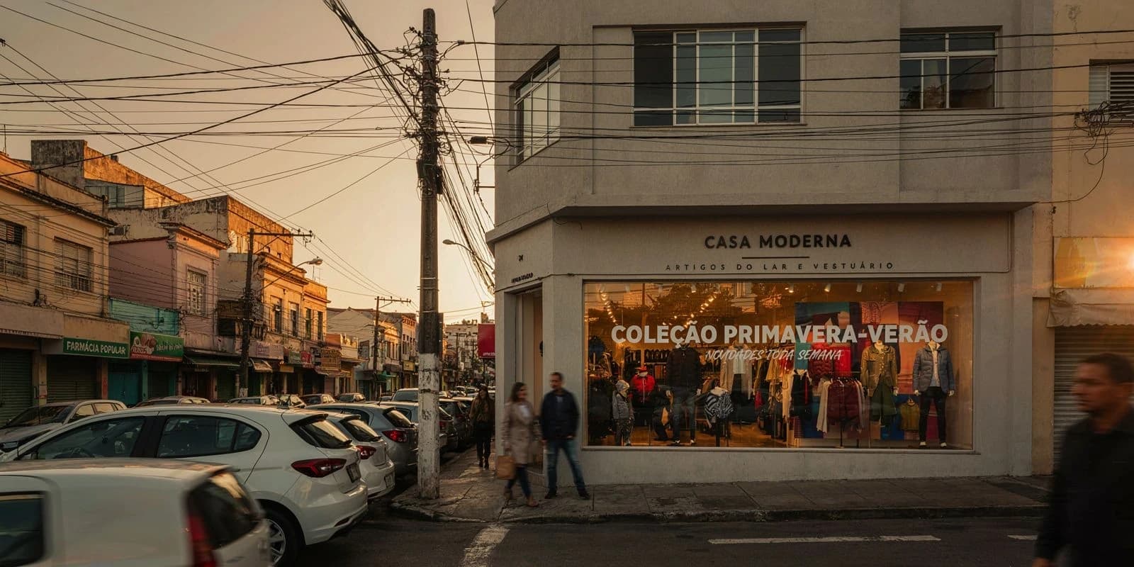 Painel Promocional de Vitrine: Material, Custo e Especificação 2026