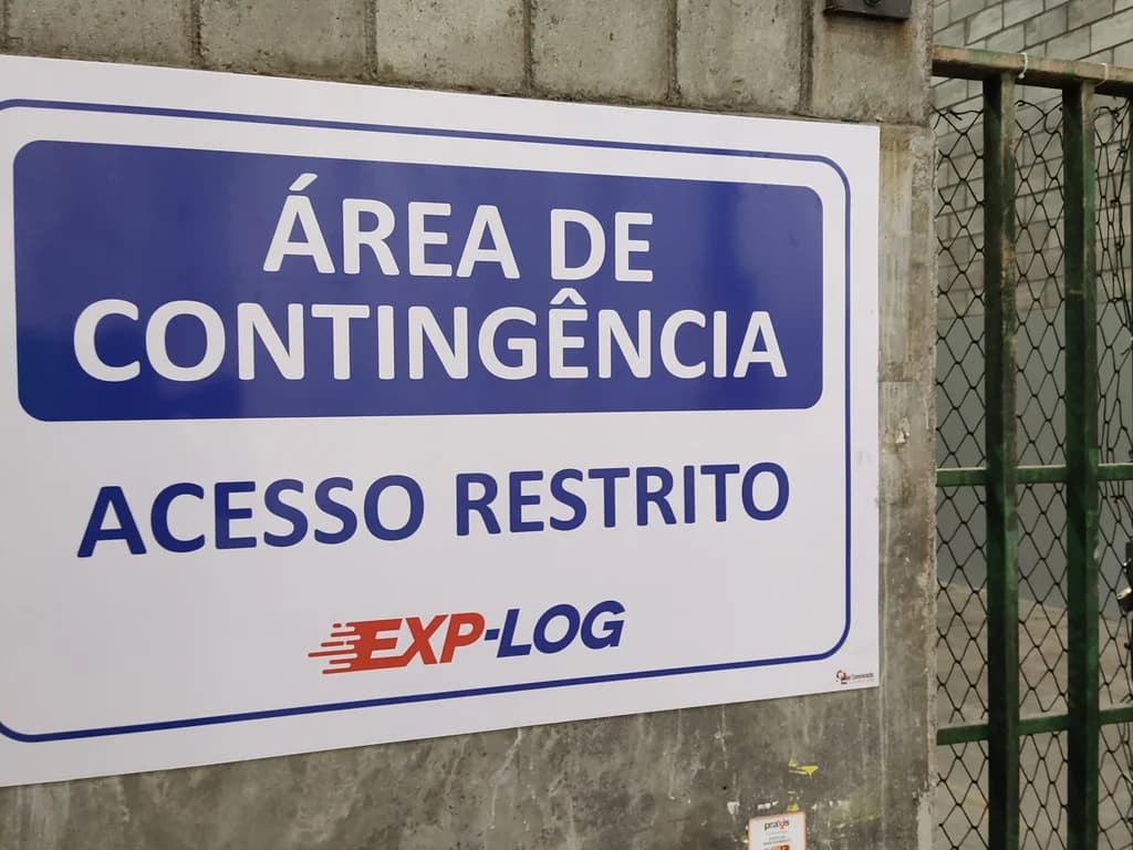 Sinalização de Área Externa